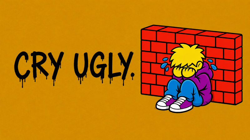Cry Ugly. Some Kids Hide It Better.